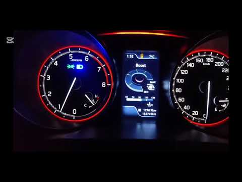 Suzuki swift sport 1.4t boosterjet acceleration 0-100km/h