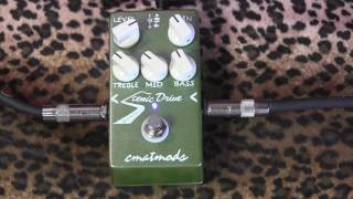 Video thumbnail for Cmatmods SCENIC DRIVE overdrive pedal demo by gearmanndude