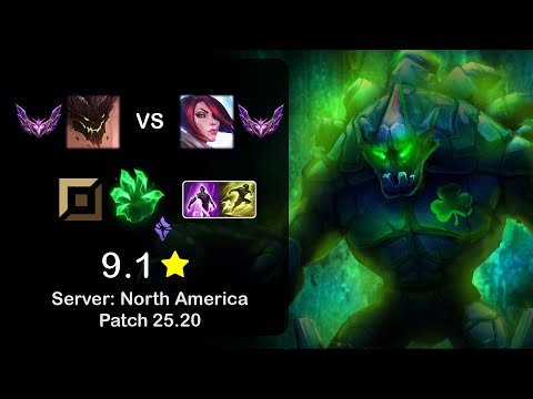 Malphite Top vs Fiora - NA Master - Patch 25.20