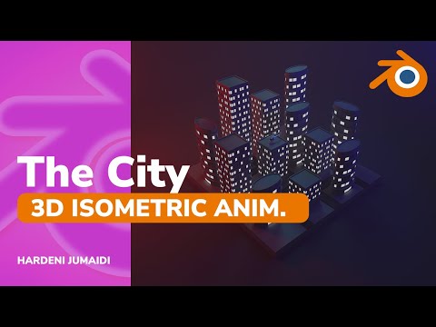 The City - 3D Isometric Animation | 3D Blender