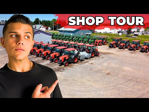 Inside Our $3 Million Dollar Lawn & Snow Business (Full Shop Tour)