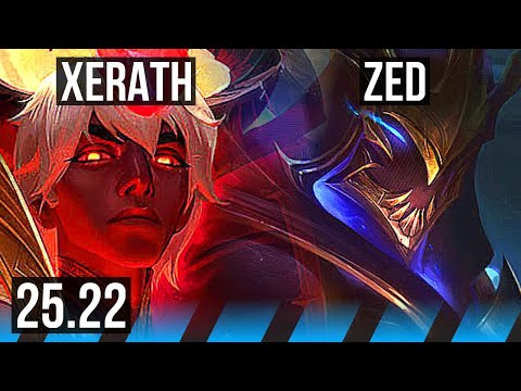XERATH vs ZED (MID) | Legendary | EUW Master | 25.22