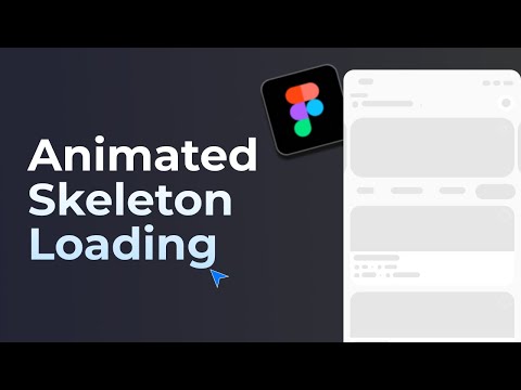 How to Create Skeleton Screen Animation in Figma (UI/UX Tutorial)