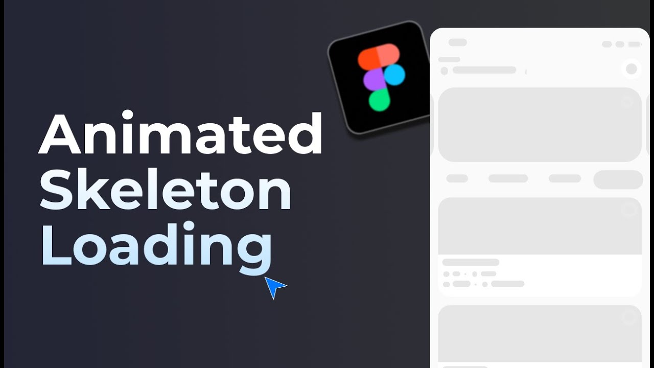How to Create Skeleton Screen Animation in Figma (UI/UX Tutorial)