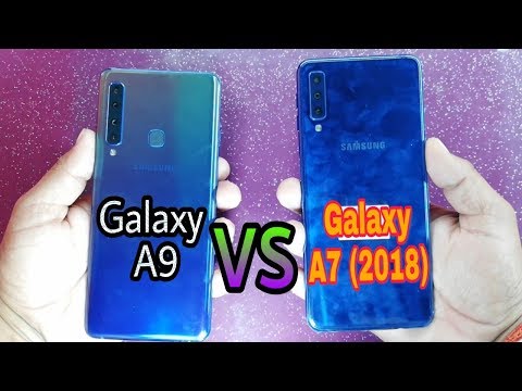 Samsung Galaxy A9 vs Galaxy A7 2018 Speed Test
