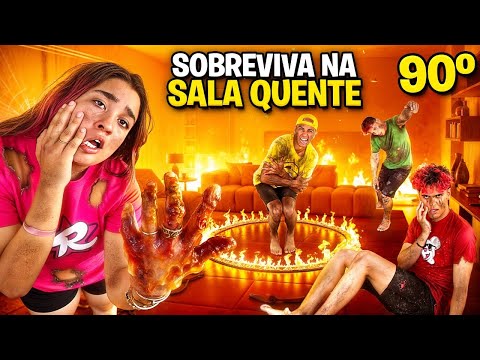 SOBREVIVA À SALA MAIS QUENTE DO MUNDO *A Emilly desmaiou ?
