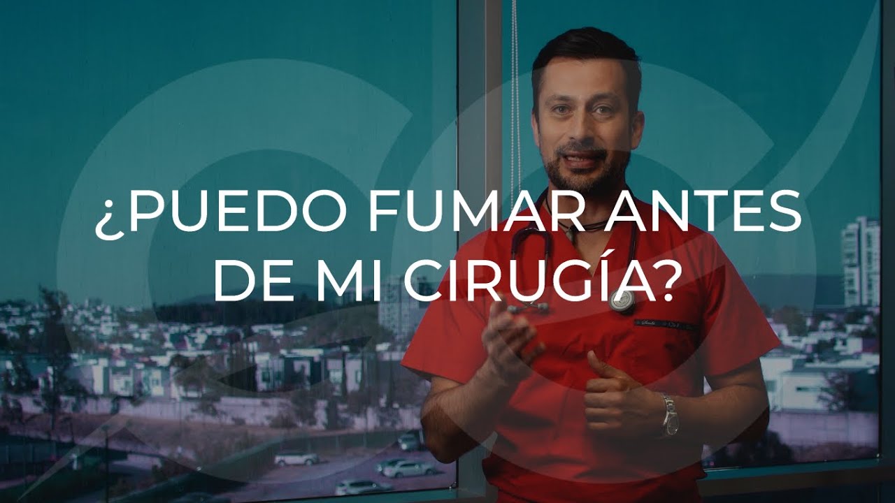 ¿Puedo fumar antes de mi cirugía 😱
