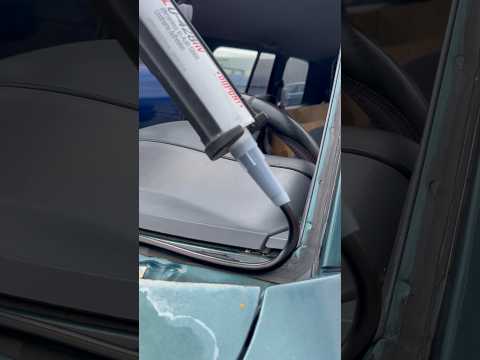 How to Glue Car Windshield #autoglass