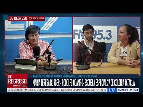 Escuela Especial 27 Colonia Tatacuá: charlamos con los docentes María Teresa Burger y Rodolfo Ocampo