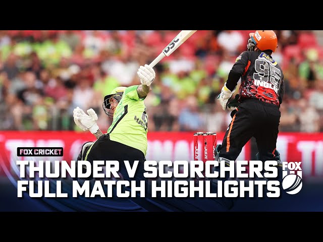 Sydney Thunder vs. Perth Scorchers –  Full Match Highlights 07/01/2023 | Fox Cricket