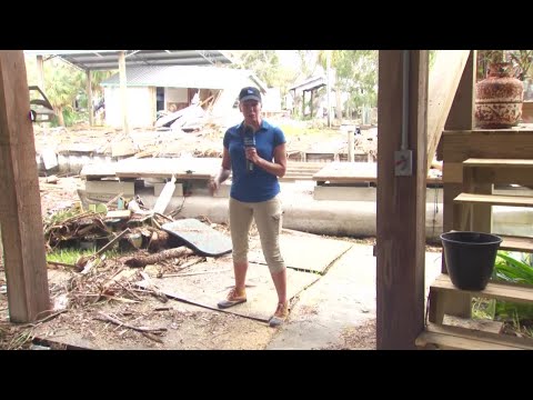 Storm surge recovery continues in Horseshoe Beach, Florida