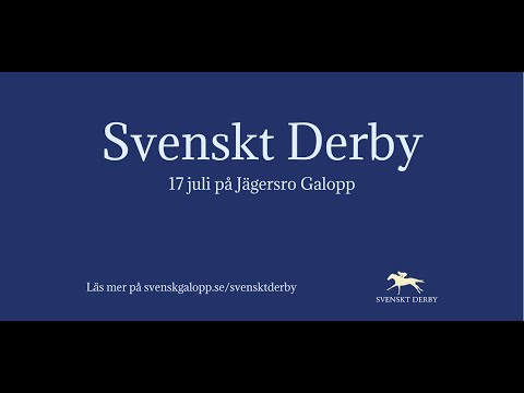 Svenskt Derby 17 juli 2022