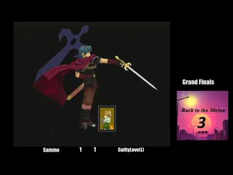 Sammo (Fox, Falco) vs GuiltyLove (Fox) | Grand Finals | Back to the Melee 3 Singles