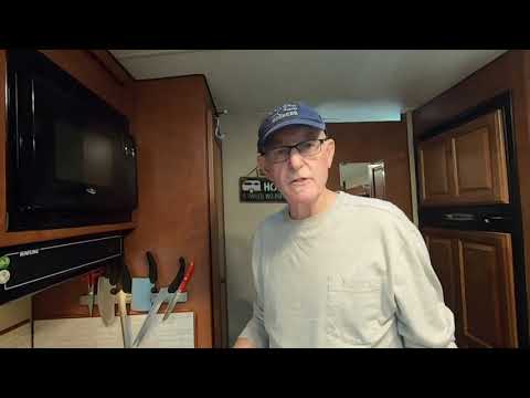 RV Cooktop Remove and Clean