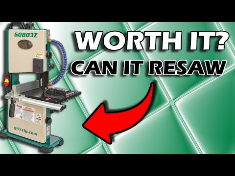 I Bought a Bandsaw! Was it Worth It?! - Grizzly G0803Z Unboxing, Review, Set Up, and Resaw Test