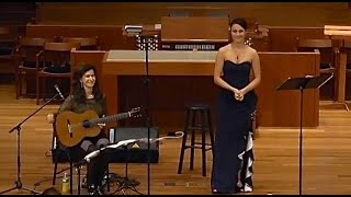 Falla: Polo - Isabel Leonard, mezzo-soprano, & Sharon Isbin, guitar