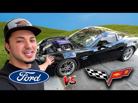 I Raced the CRAZIEST C6 Corvette on the Internet!