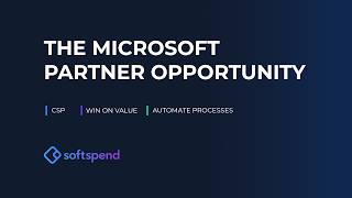 The Microsoft Partner opportunity