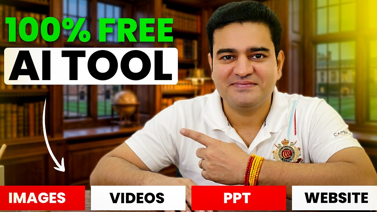 All In One Free AI Tool for Image, Video, PPT and Website Generation | #freeaitools #qwen