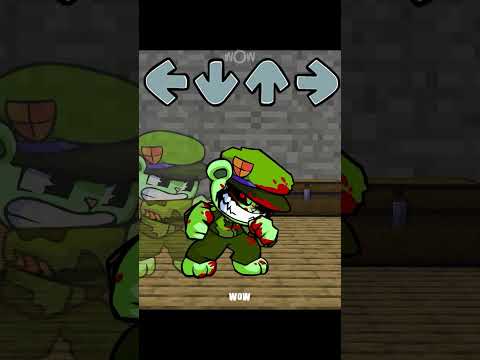 WoW Animation - FNF Character Test | Gameplay VS Minecraft Animation | Flippy Flipped Out V1 (FNF Mod) #shorts