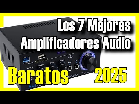 🔊🔥 7 MEJORES Amplificadores de Sonido BUENOS y BARATOS de Amazon  [2025]✅[Calidad/Precio] Audio Hifi