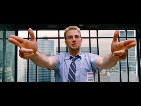 Chris Evans Jensen Elevator scene the Losers 2010 1080