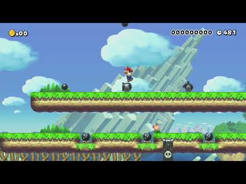 黒いヤツに気をつけろ！ caution！ BillBlaster by ARALE - SUPER MARIO MAKER - NO COMMENTARY 1bi