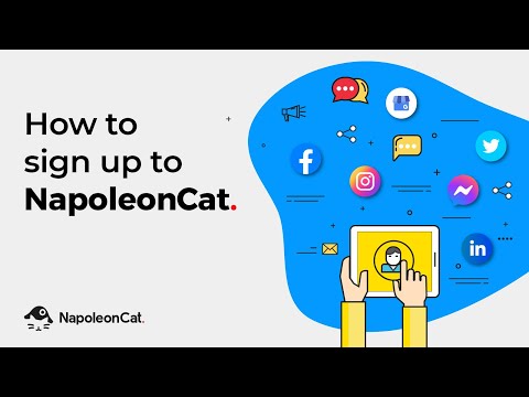 How to sign up to NapoleonCat & connect your social profiles