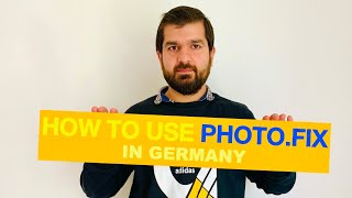 How to use PhotoFix in Germany | Biometric Photo booth | Photo fix