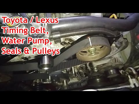 How To Camry / Avalon 1MZ-FE Timing Belt, Water Pump, Seals & Pulleys Also: Sienna/Solara/ES & RX300