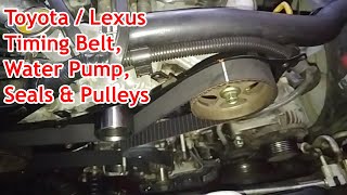 How To Camry / Avalon 1MZ-FE Timing Belt, Water Pump, Seals & Pulleys Also: Sienna/Solara/ES & RX300