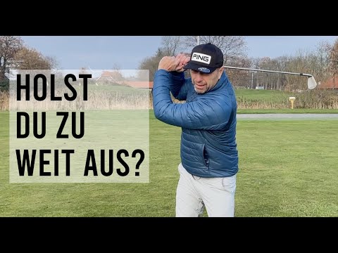 Holst du zu weit aus oder beugst du den linken Arm zu sehr?