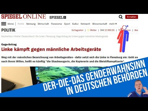 DER-DIE-DAS Genderwahnsinn in deutschen Behörden