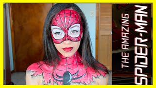 Spider-Man: Maquillaje del Hombre Araña!