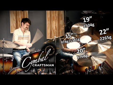 Cymbal Craftsman Cymbal Collection Demo! #2