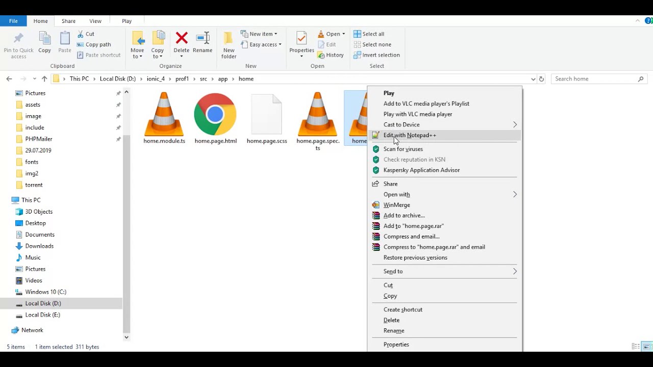 Ionic 4 Function call