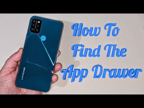 Umidigi A9 Pro - How To Find The App Drawer.