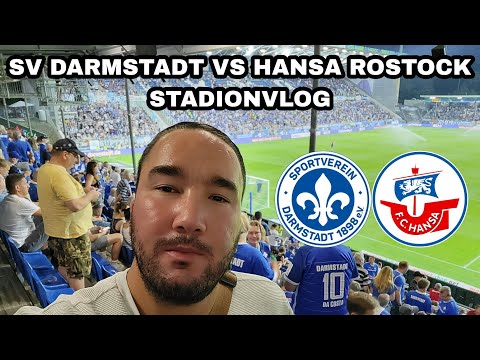 SV DARMSTADT 4-0 HANSA ROSTOCK | STADIONVLOG #svdarmstadt #hansarostock #stadionvlog