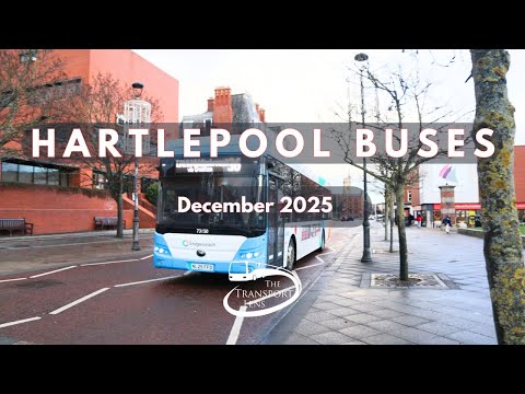 Hartlepool Buses December 2025 - Stagecoach, Arriva, M&D