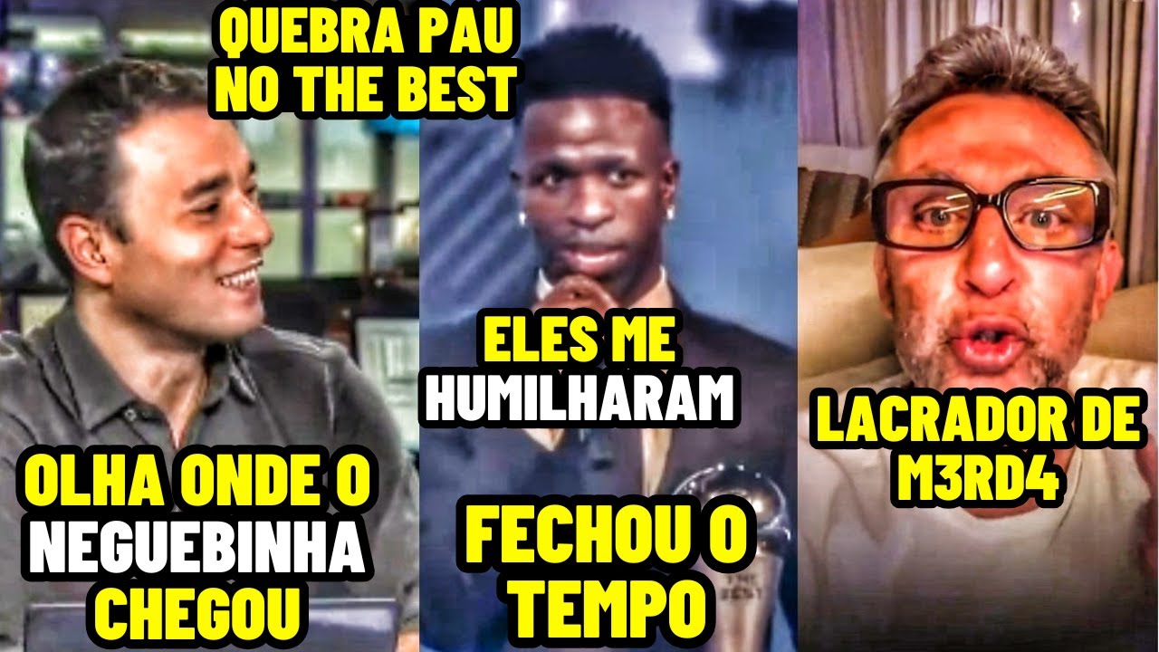 VINICIUS JR CALANDO A BOCA DA GLOBO NO THE BEST