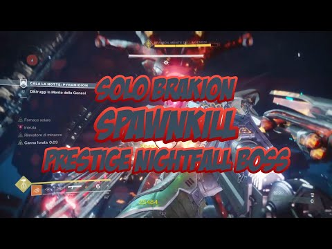 Solo Prestige "The Pyramidion" Boss Spawnkill (Brakion) - 4 Seconds Kill