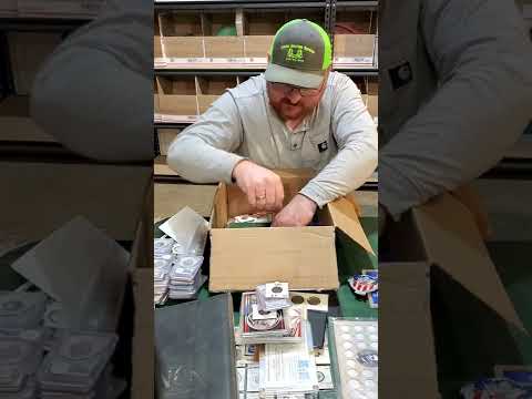 Unboxing a coin Mystery box