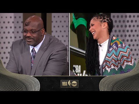 Shaq Really Showed Up with Baby Hairs After Losing His Bet with Candace 💀 | NBA on TNT