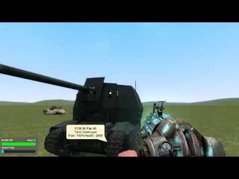 Garry's Mod Neurotec WW2 France Tanks Pack