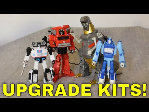 Upgrade Kits for 86 Jazz, Blurr & Grimlock, and Kingdom Inferno - GotBot True Review NUMBER 856