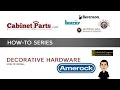 How to Install Decorative Hardware
