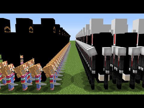 SLENDERMAN ORDUSU VS KATİL BEBEK CHUCKY ORDUSU 😱 - Minecraft