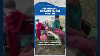 Mengharukan! Bocah 11 Tahun di Aceh Tempuh Ratusan Km Naik Becak Demi Antar Ayah Berobat