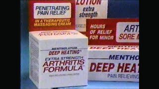 Mentholatum Deep Heating Rub ad shown in 1989