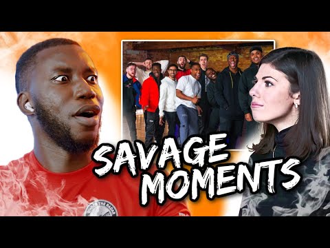 REACTING TO SAVAGE MOMENTS FT SIDEMEN